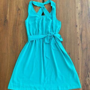 Banana Republic Cross Back Dress - Teal - Size 6